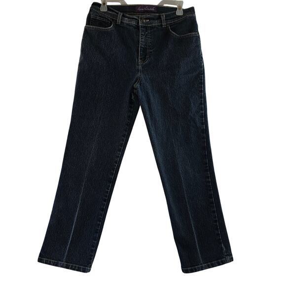 Gloria Vanderbilt Women's Dark Wash Capri Pants Petite Size 12P - Picture 1 of 4